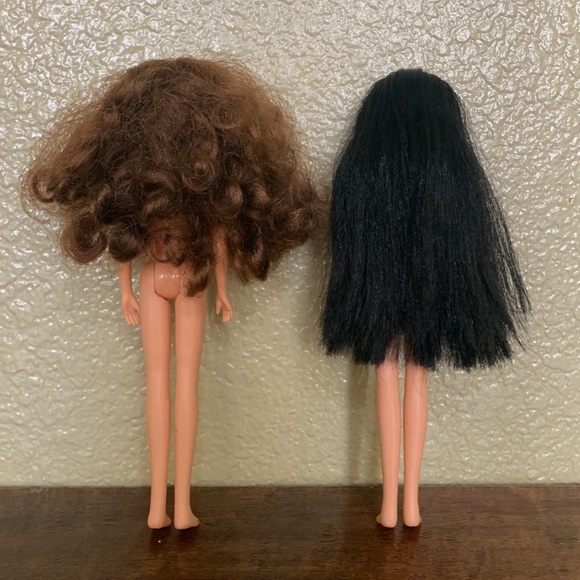 VTG Saban Bandai Mighty Morphing Power Rangers Mini Kimberly & Trini Nude Dolls - Picture 8 of 16